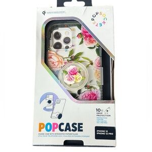 Popsockets PopCase PopGrip Slide Apple iPhone 12 & 12 pro Floral Case NIB